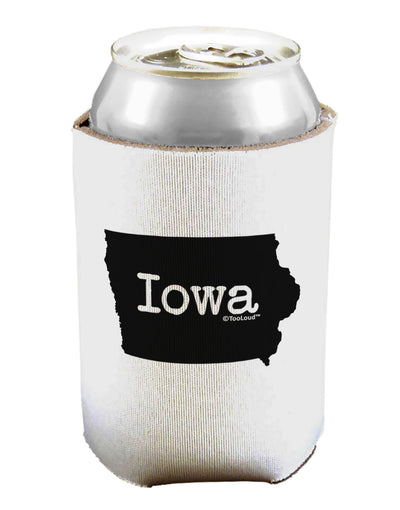 Iowa - United States Shape Can / Bottle Insulator Coolers-Can Coolie-TooLoud-1 Piece-Davson Sales