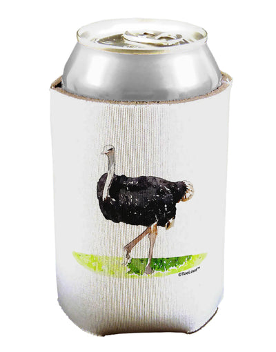 Ostrich Watercolor Can / Bottle Insulator Coolers-Can Coolie-TooLoud-1 Piece-Davson Sales