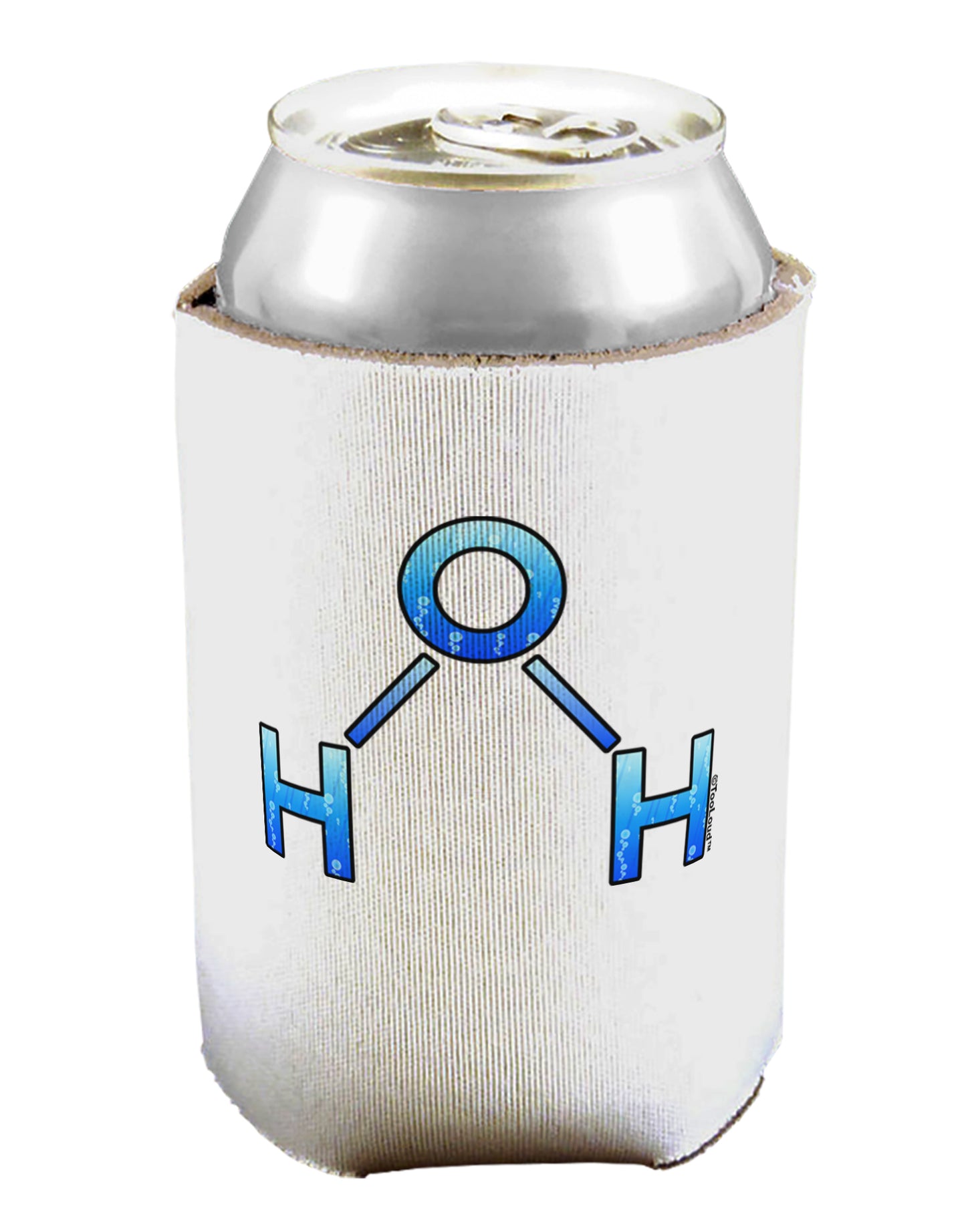 Water Molecule Can / Bottle Insulator Coolers by TooLoud-Can Coolie-TooLoud-1-Davson Sales