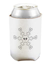 Cute Snowflake Christmas Can and Bottle Insulator Cooler-Bottle Insulator-TooLoud-White-Davson Sales