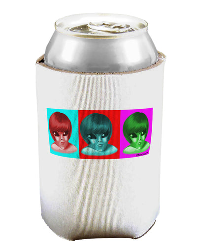 Extraterrestial Pop-art #2 Can / Bottle Insulator Coolers by TooLoud-Can Coolie-TooLoud-1-Davson Sales