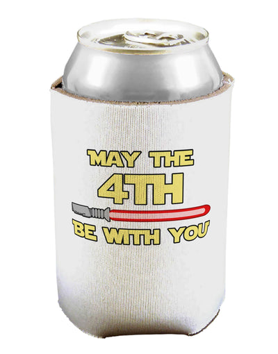 4th Be With You Beam Sword Can / Bottle Insulator Coolers by TooLoud-Can Coolie-TooLoud-1-Davson Sales