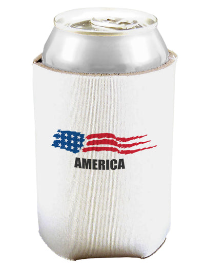 America Flag Can and Bottle Insulator Cooler-Bottle Insulator-TooLoud-White-Davson Sales