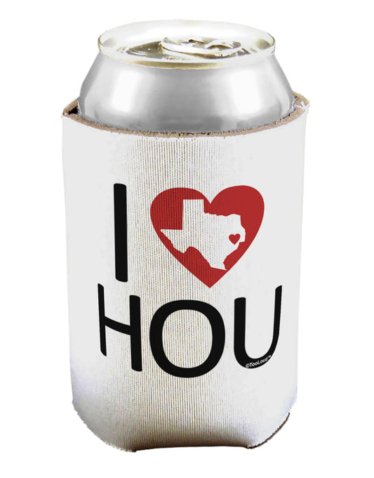 I Heart Houston Can / Bottle Insulator Coolers-Can Coolie-TooLoud-1-Davson Sales