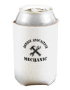 Zombie Apocalypse Group Role Mechanic Can and Bottle Insulator Cooler-Bottle Insulator-TooLoud-White-Davson Sales