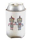 Cute Robot Love Can / Bottle Insulator Coolers by TooLoud-Can Coolie-TooLoud-1-Davson Sales