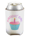 Birthday Girl - Candle Cupcake Can / Bottle Insulator Coolers by TooLoud-Can Coolie-TooLoud-1-Davson Sales