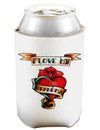 Tattoo Heart I Love My Grandma Can and Bottle Insulator Koozie-Koozie-TooLoud-White-Davson Sales