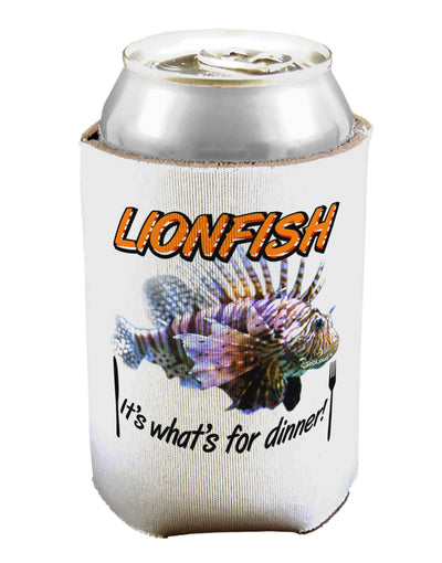 Lionfish - It's What's For Dinner Can / Bottle Insulator Coolers-Can Coolie-TooLoud-1 Piece-Davson Sales