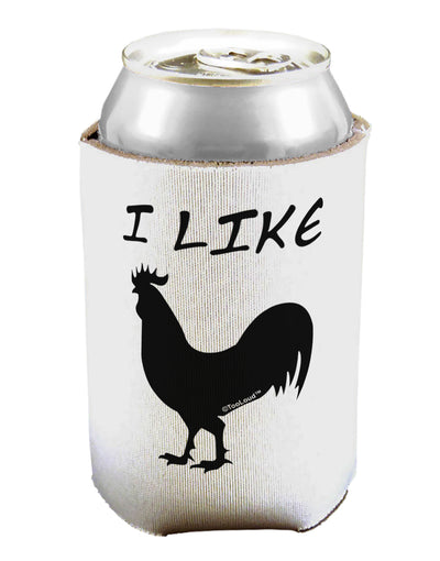 I Like Rooster Silhouette - Funny Can / Bottle Insulator Coolers by TooLoud-Can Coolie-TooLoud-1-Davson Sales