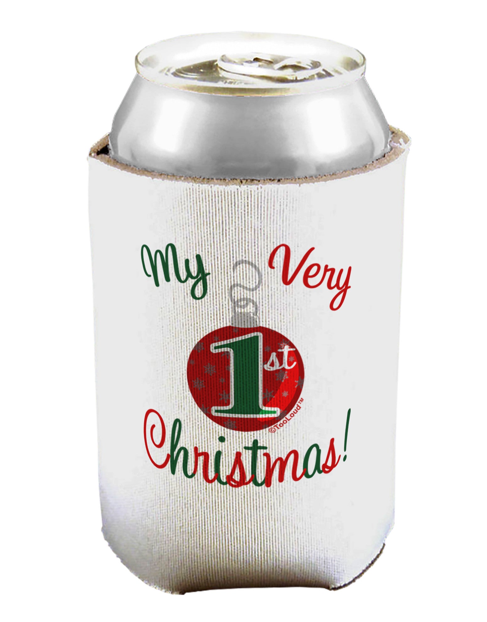 My Very 1st Christmas Can / Bottle Insulator Coolers-Can Coolie-TooLoud-1-Davson Sales