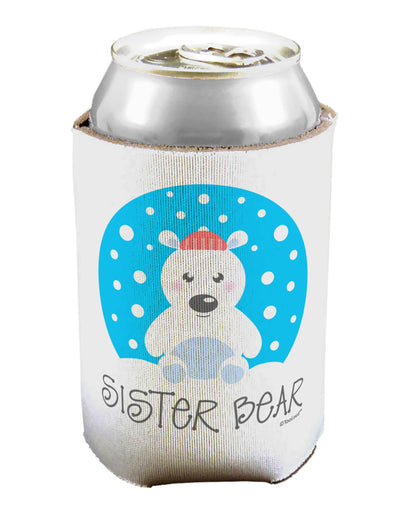 Matching Polar Bear Family - Sister Bear Can / Bottle Insulator Coolers by TooLoud-Can Coolie-TooLoud-1-Davson Sales