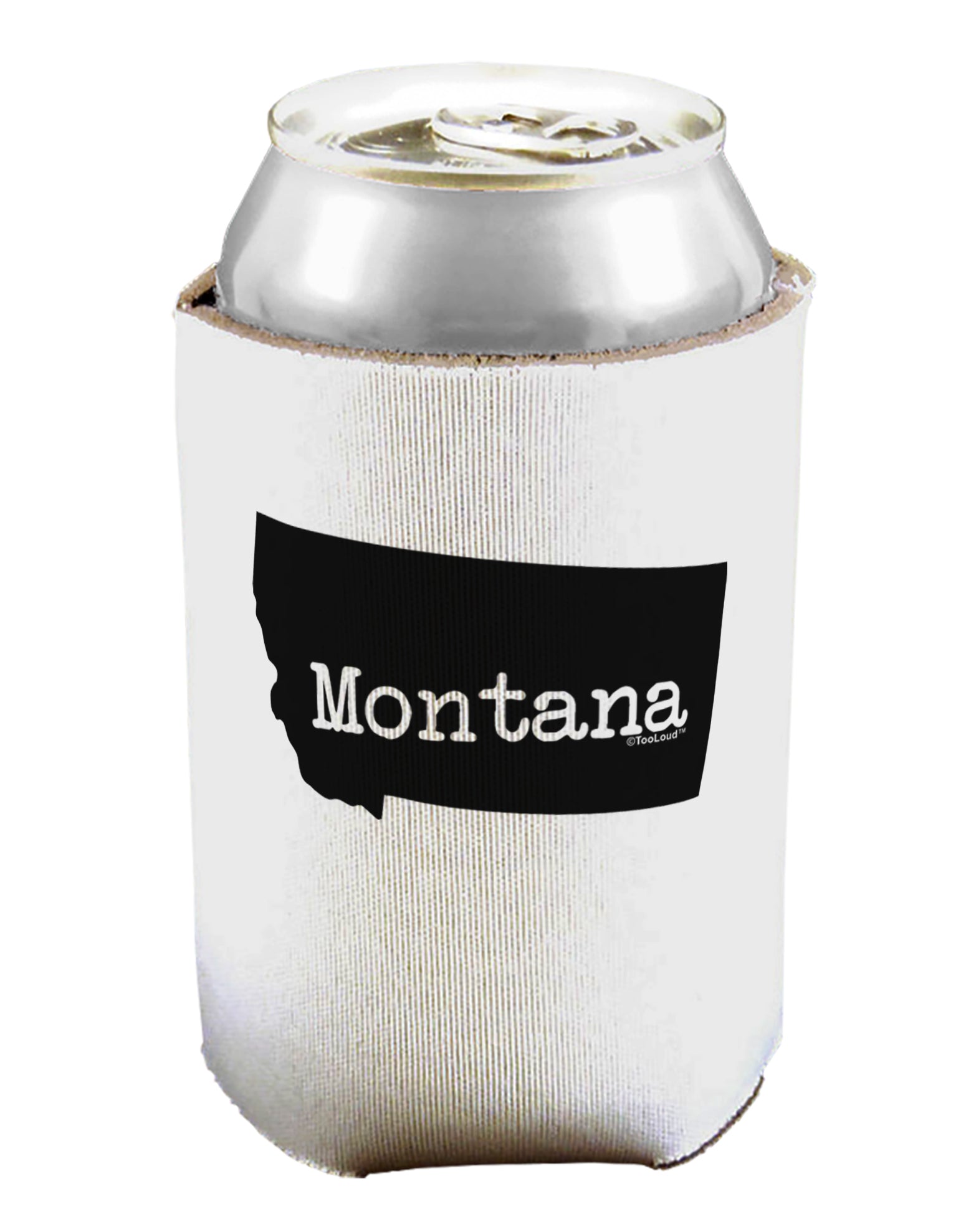 Montana - United States Shape Can / Bottle Insulator Coolers by TooLoud-Can Coolie-TooLoud-1-Davson Sales