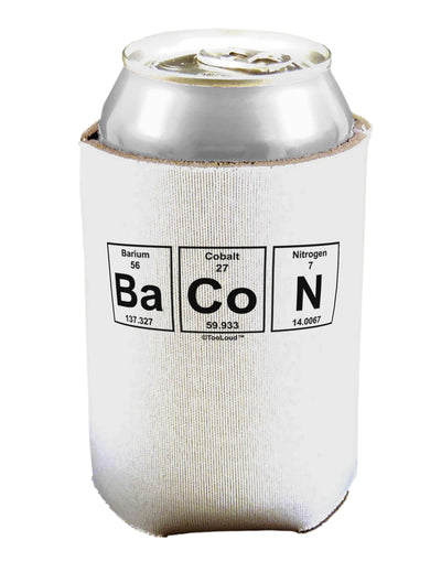 Bacon Periodic Table of Elements Can / Bottle Insulator Coolers by TooLoud-Can Coolie-TooLoud-1-Davson Sales