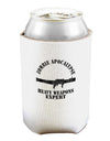 Zombie Apocalypse Group Heavy Weapons Can and Bottle Insulator Cooler-Bottle Insulator-TooLoud-White-Davson Sales