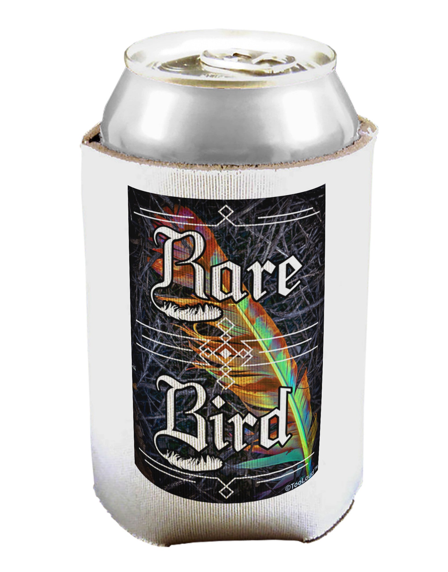 Rare Bird - Colorful Feather Can / Bottle Insulator Coolers-Can Coolie-TooLoud-1-Davson Sales