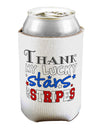 Thank My Lucky Stars and Stripes Color Can / Bottle Insulator Coolers by TooLoud-Can Coolie-TooLoud-1-Davson Sales