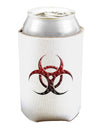 Biohazard Symbol Molecules - Apocalypse Can and Bottle Insulator Cooler-Bottle Insulator-TooLoud-White-Davson Sales