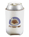 Escaping Turkey - Turkey Time Funny Can and Bottle Insulator Cooler-Bottle Insulator-TooLoud-White-Davson Sales
