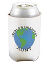 World's Greateest Aunt Can and Bottle Insulator Koozie-Koozie-TooLoud-White-Davson Sales