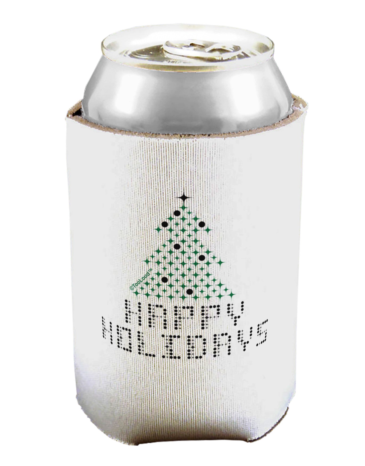 Happy Holidays Sparkles Can / Bottle Insulator Coolers-Can Coolie-TooLoud-1-Davson Sales