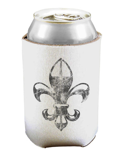 Distressed Fleur de Lis Can / Bottle Insulator Coolers-Can Coolie-TooLoud-1-Davson Sales