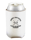 Zombie Apocalypse Close Quarters Expert Can and Bottle Insulator Cooler-Bottle Insulator-TooLoud-White-Davson Sales