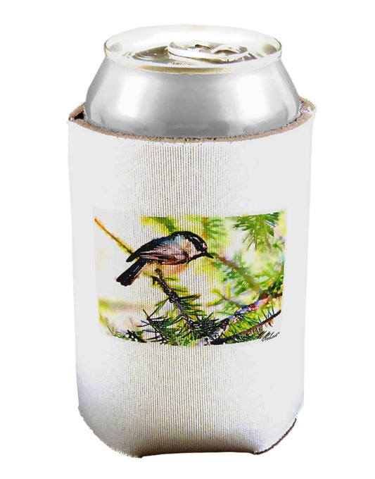 CO Chickadee Watercolor Can / Bottle Insulator Coolers-Can Coolie-TooLoud-1-Davson Sales