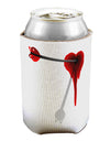 Cupid's Arrow Heart Shot Wound Can / Bottle Insulator Coolers-Can Coolie-TooLoud-1 Piece-Davson Sales