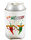 Viva Mexco Chili Peppers Can and Bottle Insulator Koozie-Koozie-TooLoud-White-Davson Sales