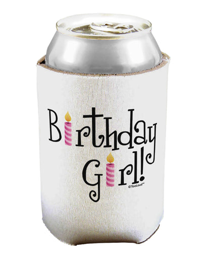 Birthday Girl - Birthday Candles Can / Bottle Insulator Coolers by TooLoud-Can Coolie-TooLoud-1-Davson Sales