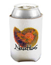 Nautilus Fossil Watercolor Text Can / Bottle Insulator Coolers-Can Coolie-TooLoud-1 Piece-Davson Sales