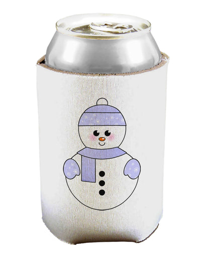 Cute Snowman With Hat and Scarf Christmas Can / Bottle Insulator Coolers-Can Coolie-TooLoud-1 Piece-Davson Sales