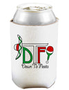 DTF Down To Fiesta Can and Bottle Insulator Koozie-Koozie-TooLoud-White-Davson Sales