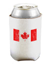 Distressed Canadian Flag Maple Leaf Can / Bottle Insulator Coolers-Can Coolie-TooLoud-1 Piece-Davson Sales