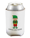 Santa's Little Helper Christmas Elf Boy Can / Bottle Insulator Coolers-Can Coolie-TooLoud-1 Piece-Davson Sales