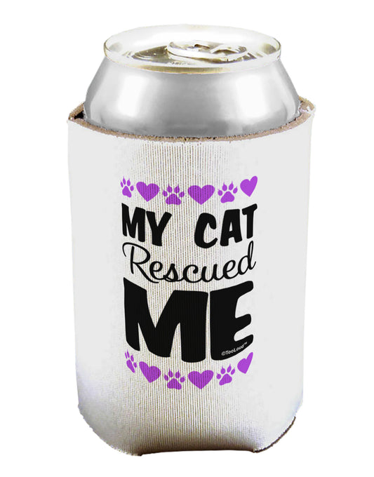 My Cat Rescued Me Can / Bottle Insulator Coolers-Can Coolie-TooLoud-1-Davson Sales