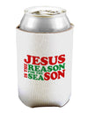 Jesus is the Reason for the Season Christmas Can / Bottle Insulator Coolers-Can Coolie-TooLoud-1 Piece-Davson Sales