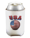 Soccer Ball Flag - USA Can / Bottle Insulator Coolers-Can Coolie-TooLoud-1-Davson Sales