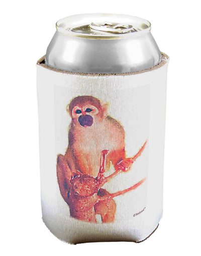 Monkey in Tree Watercolor Can / Bottle Insulator Coolers-Can Coolie-TooLoud-1-Davson Sales