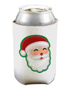 Cute Santa Claus Face Faux Applique Can / Bottle Insulator Coolers-Can Coolie-TooLoud-1 Piece-Davson Sales