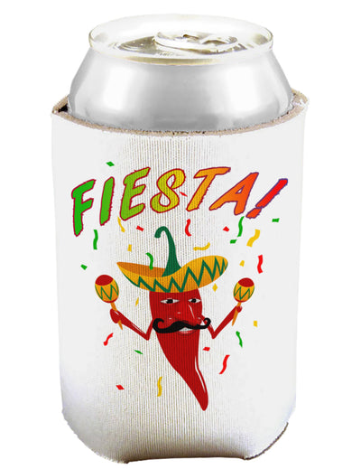 Chili Pepper de Fiesta Can and Bottle Insulator Koozie-Koozie-TooLoud-White-Davson Sales