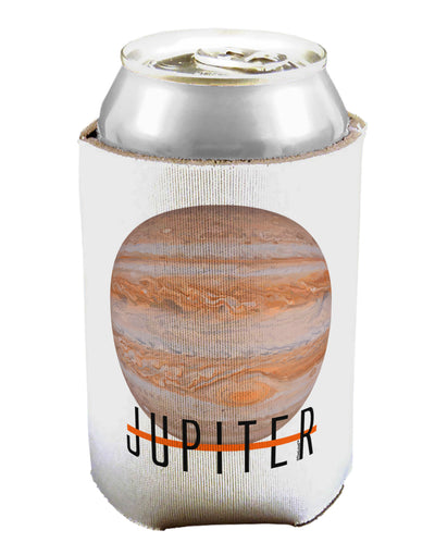 Planet Jupiter Earth Text Can / Bottle Insulator Coolers by TooLoud-Can Coolie-TooLoud-1-Davson Sales