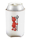 Cute Devil - Halloween Design Can and Bottle Insulator Cooler-Bottle Insulator-TooLoud-White-Davson Sales