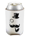 Personalized Tophat Mustache Pipe and Monocle Can / Bottle Insulator Coolers-Can Coolie-TooLoud-1 Piece-Davson Sales