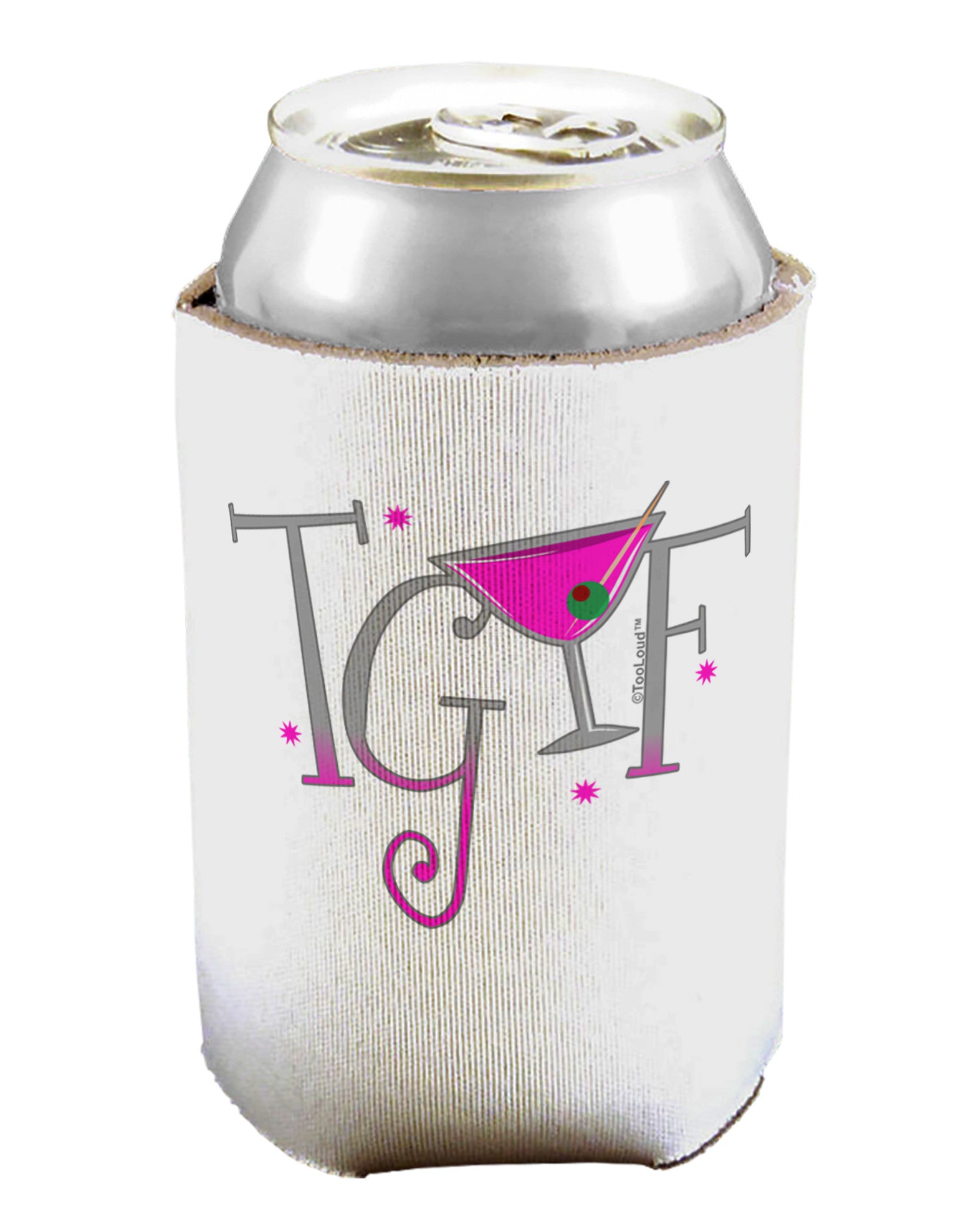 TGIF Martini Can / Bottle Insulator Coolers-Can Coolie-TooLoud-1-Davson Sales