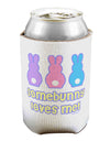 Three Easter Bunnies - Somebunny Loves Me Can / Bottle Insulator Coolers by TooLoud-Can Coolie-TooLoud-1-Davson Sales