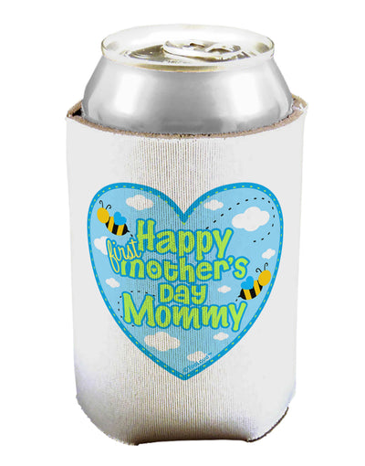 Happy First Mother's Day Mommy - Blue Can / Bottle Insulator Coolers by TooLoud-Can Coolie-TooLoud-1-Davson Sales