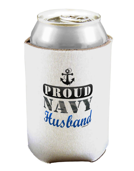 Proud Navy Husband Can / Bottle Insulator Coolers-Can Coolie-TooLoud-1-Davson Sales