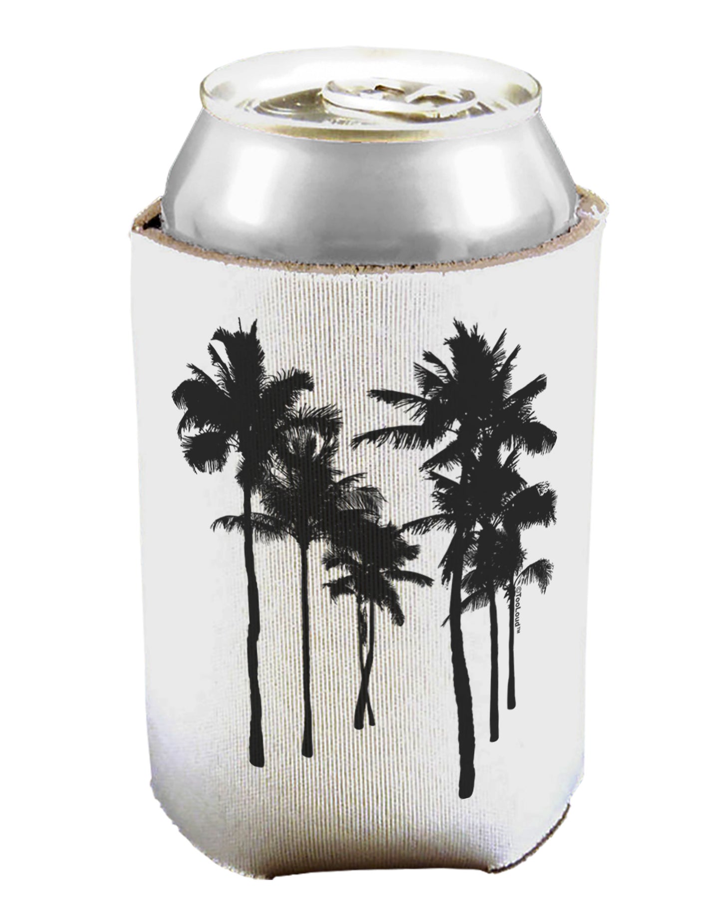Palm Rows Silhouette Can / Bottle Insulator Coolers-Can Coolie-TooLoud-1-Davson Sales